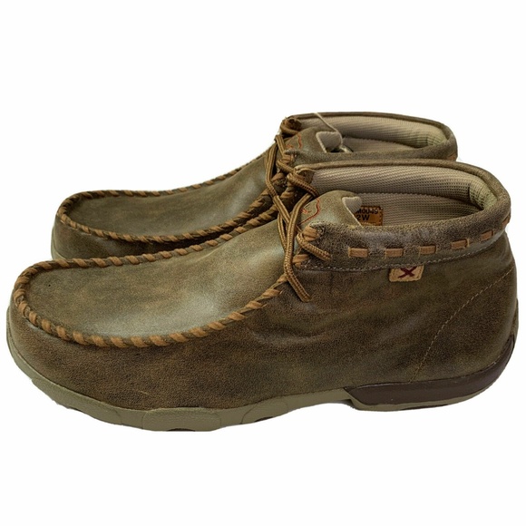 Twisted X Men\'s Chukka Driving Moc Size 8 M Bomber Brown MDM0049 New main image 7